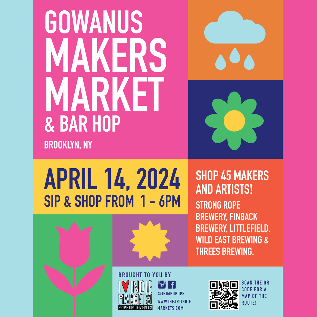 Wilde Herbs Joins the Fun at Gowanus Makers Market & Bar Hop in Brooklyn!